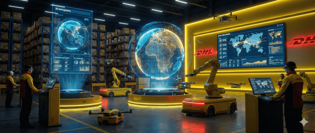 DHL Implements AI Agents: A New Era for Global Logistics Automation gemini generated image m1ceram1ceram1ce (1)
