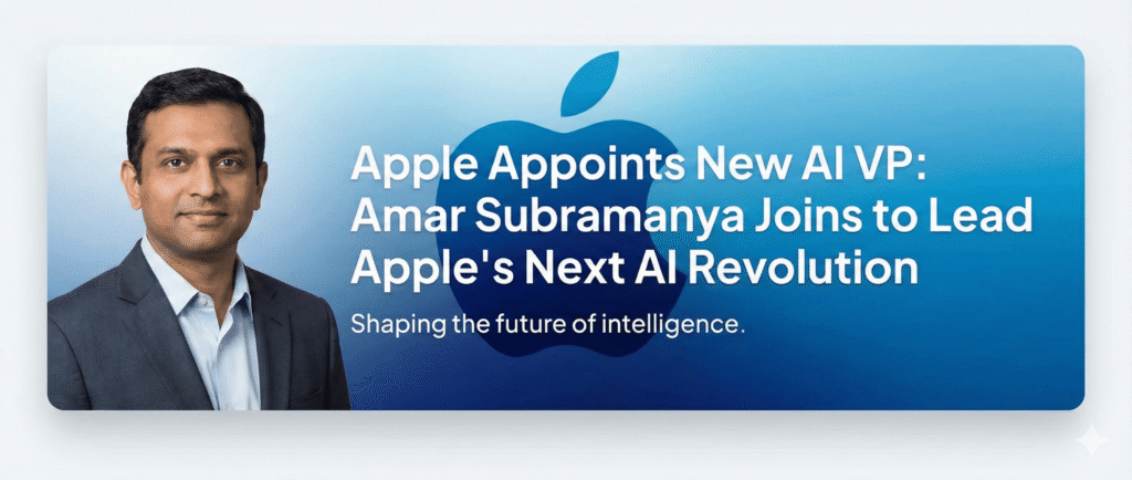Apple Appoints New AI VP: Amar Subramanya Joins to Lead Apple’s Next AI Revolution gemini generated image 9unlmi9unlmi9unl (3)